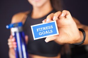 a gym member aiming their fitness goals.